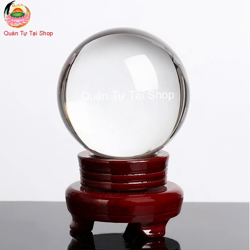 Quả cầu phong thủy pha lê, hóa giải hung sát, kích tài lộc- quả cầu phong thủy