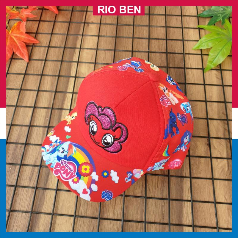 Nón cho bé nhỏ thêu hình dễ thương, bé từ 2-5 tuổi RBN052
