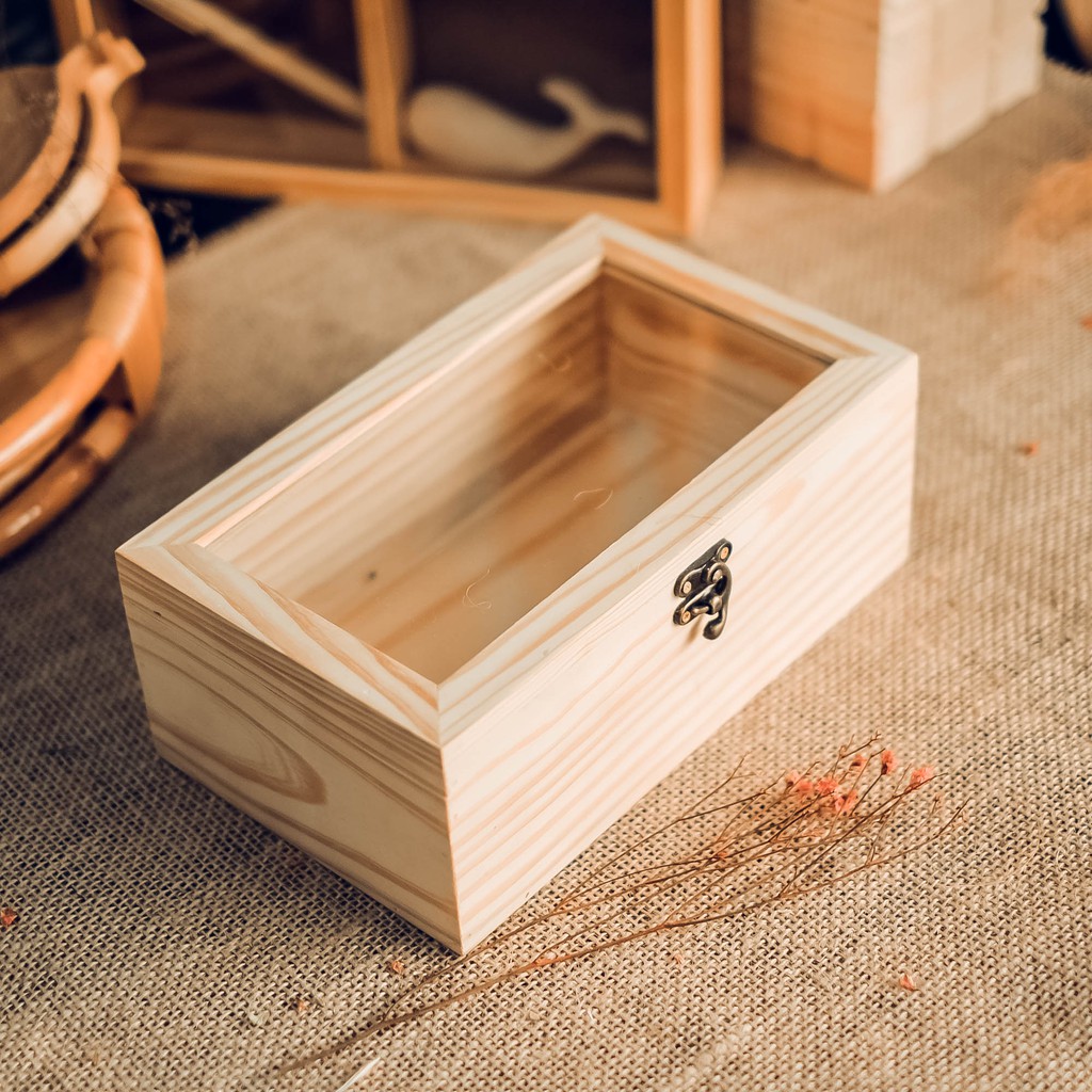  - Hộp gỗ đựng đồ đa năng - Hộp gỗ tự nhiên