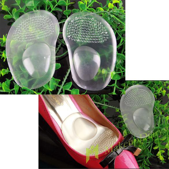 【New Arrival】Pair of Arch Support Cushion Half Insole Silicone Gel Front Feet Shoe Pads