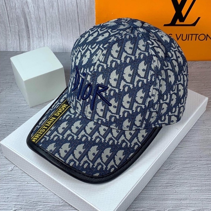 [Mã FAMARAL1 giảm 10K đơn 50K] Mũ lưỡi trai ❤️ Nón kết chất vải kaki dày thêu chữ DIOR cao cấp