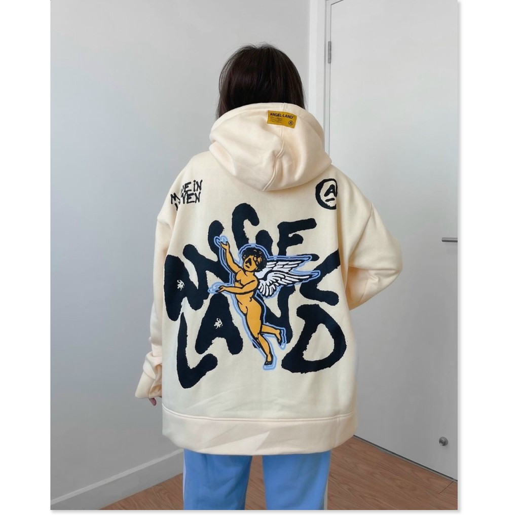 ÁO KHOÁC HOODIE DÂY KÉO THIÊN THẦN XINH XINH LUNG LINH