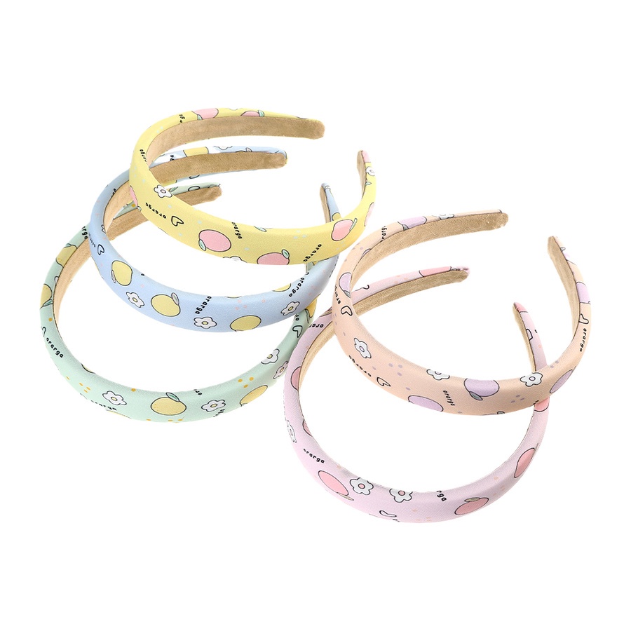 Băng Đô Cài Tóc In Họa Tiết Hoa Dễ Thương Phong Cách Hàn Quốc Cho Nữ