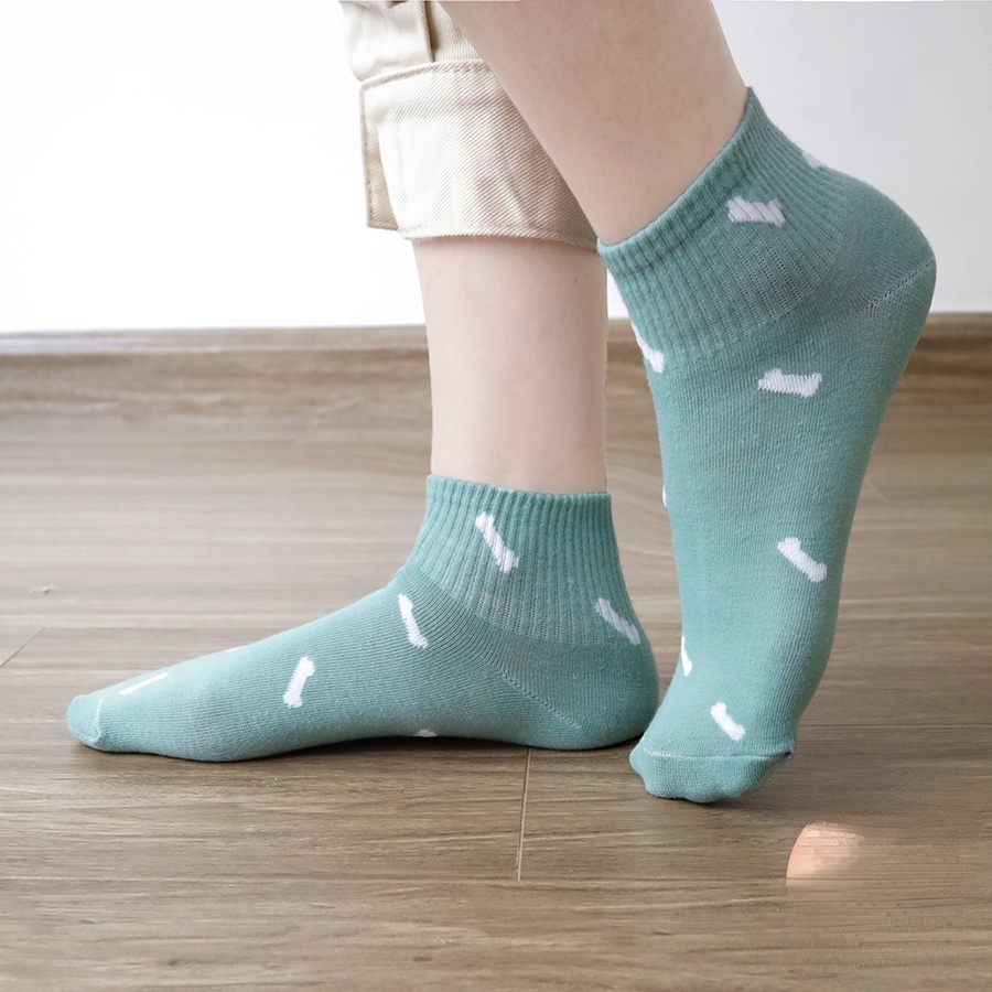 Tất nữ vớ nữ cổ ngắn set 5 đôi họa tiết dễ thương cute Hàn Quốc JP6