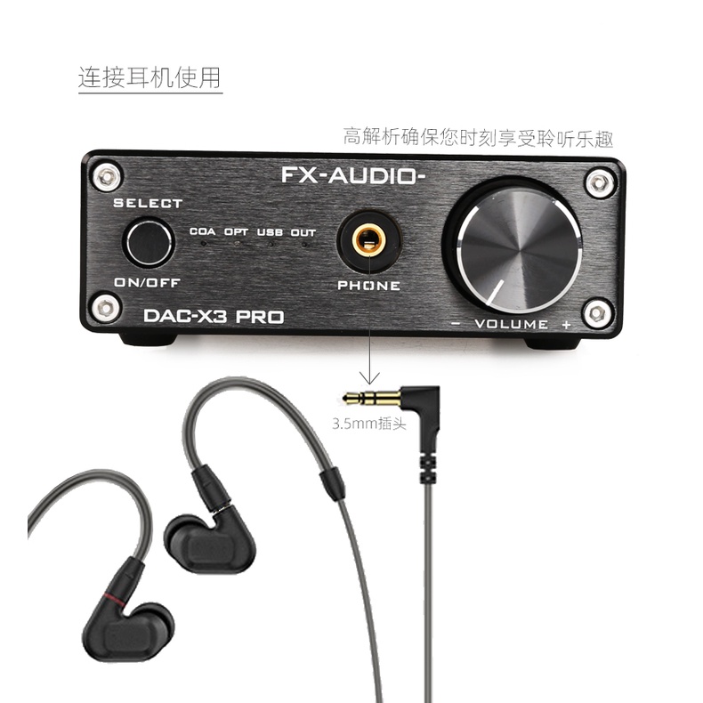 Bộ Khuếch Đại Âm Thanh USB Loại C Feixiang DAC-X3PRO