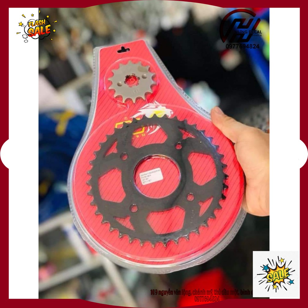 Nhông Sên Dĩa NSD REDLEO Winner, Sonic, Exciter, Satria, Raide,r Wave Dream