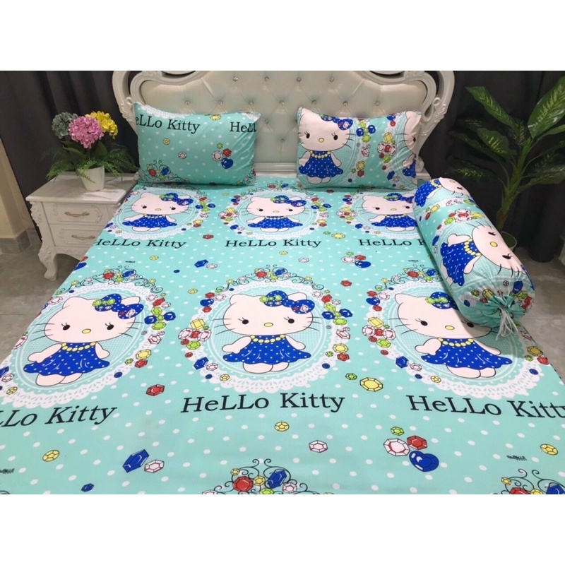 Sỉ lẻ vải thun hoạt hình in 3D may ga gối (mẫu mới về) | BigBuy360 - bigbuy360.vn