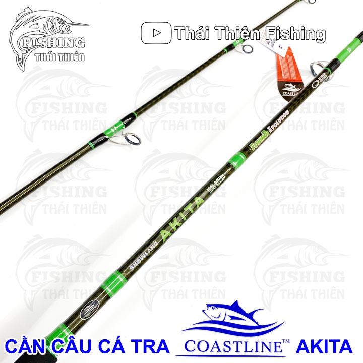 Cần Câu Cá Coastline Akita Khoen Fuji FazLite 3.0m Chuyên Câu Cá Tra Sông, Hồ Dịch Vụ
