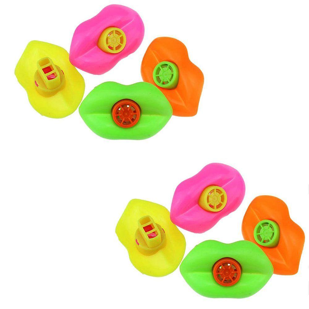 Còi Thổi Hình Đôi Môi Nhiều Màu Sắc Vui Nhộn Bằng Nhựa Dùng Làm Đồ Chơi / Giải Thưởng Sinh Nhật