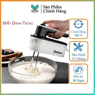 Máy Đánh Trứng Mini Ostini 5 Chế Độ  Máy Đánh Kem, Nhào Bột Đa Năng Công Xuất Lớn TẶNG KÈM ĐẾ ĐỂ BÀN.