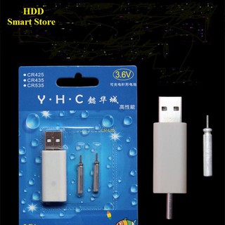 Sạc pin phao đèn kèm 2 pin CR425