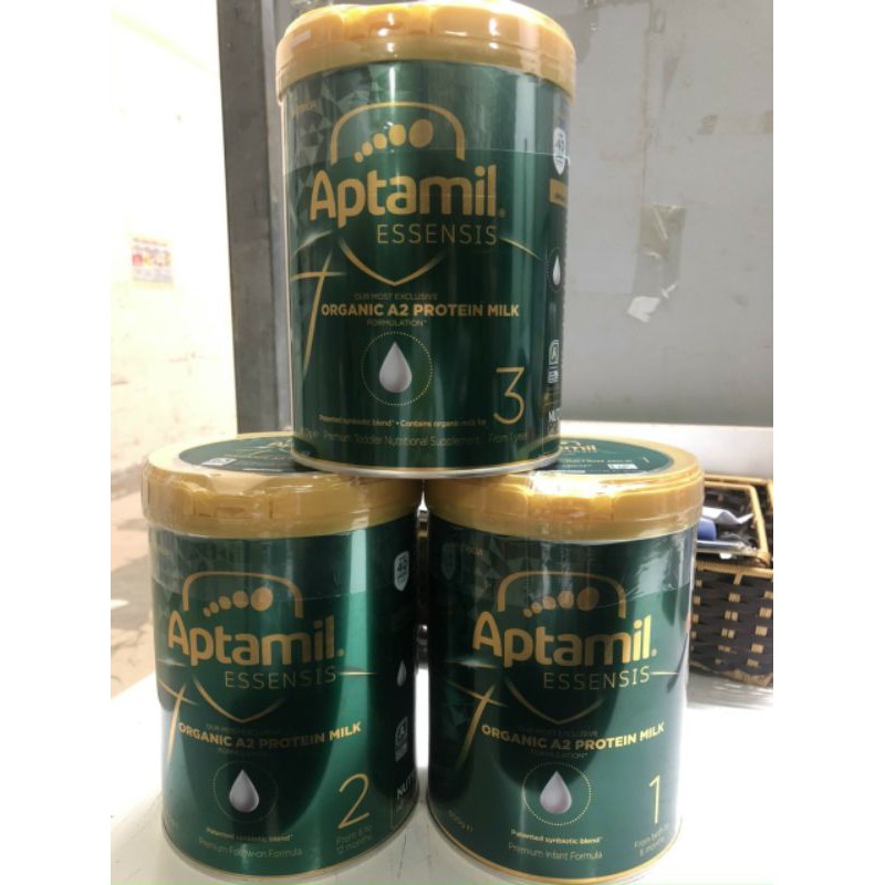 Sữa Aptamil Essensis Organic 900gr date T06/2022