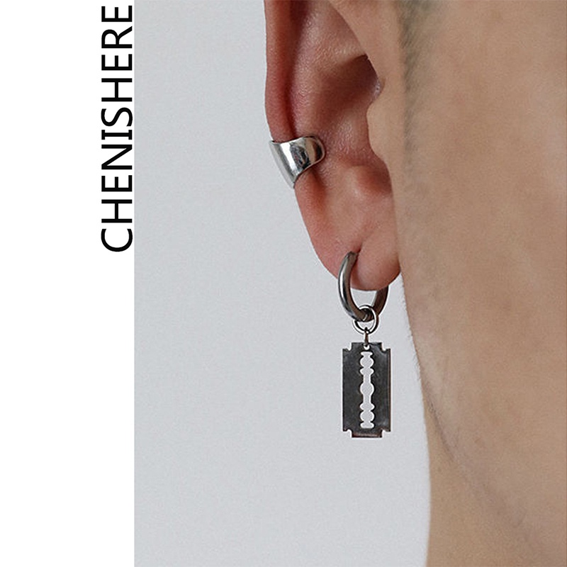 Bông Tai Thép Titan Không Gỉ Phong Cách Hip Hop yrshop