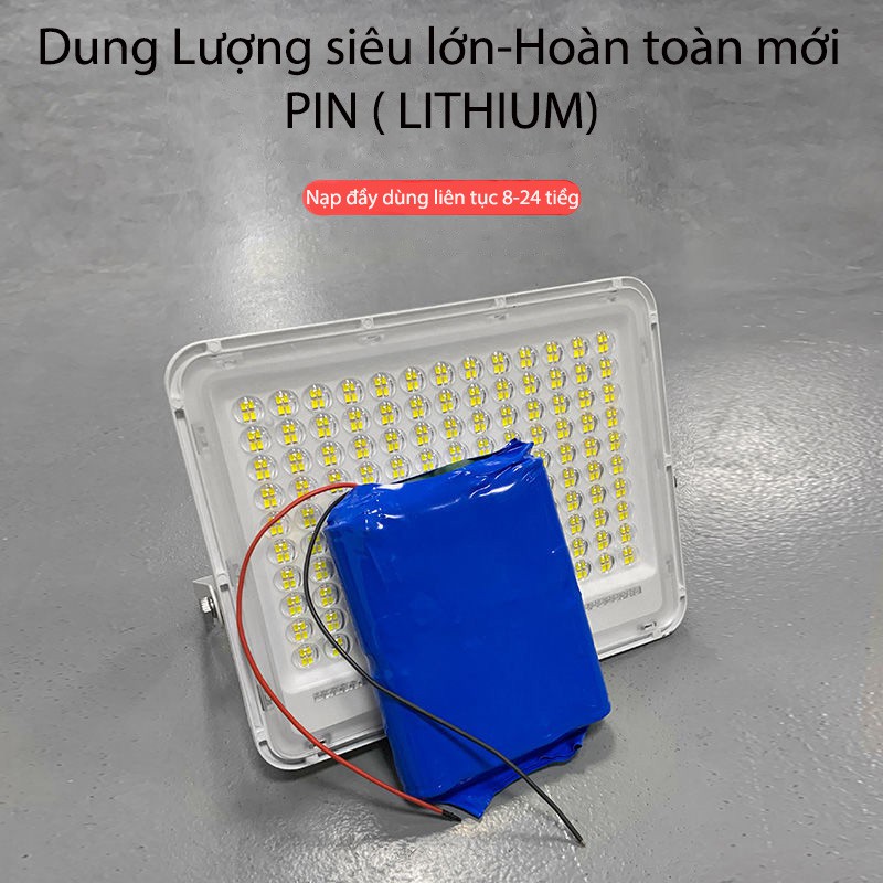 Đèn led pha năng lượng mặt trời 800W