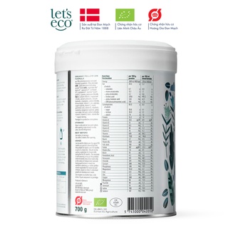 Combo 3 Lon Sữa Bột Hữu Cơ Let's Eco số 03 700g/lon