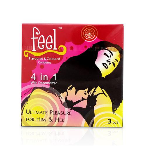 Bao Cao Su Feel 4 In 1 ( Hộp 3 C)