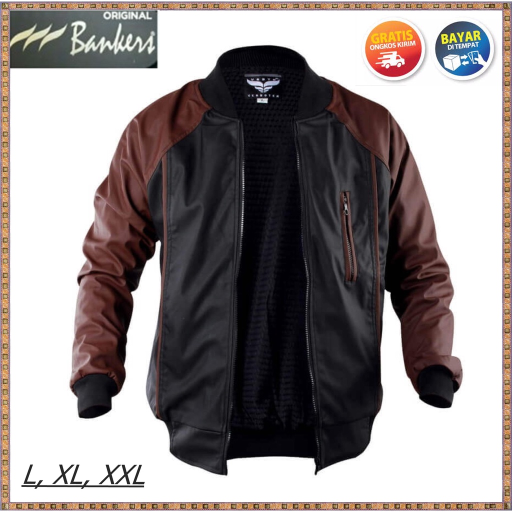 Áo Khoác Da Mùa Xuân Bandung BKRS 018 Cỡ L/ XL/ XXL Cho Nam