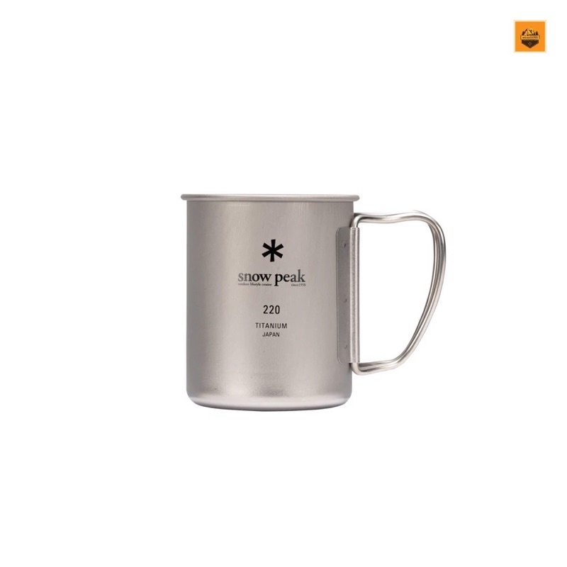 Ca 1 lớp Snow Peak Titanium 220ml, MG-141