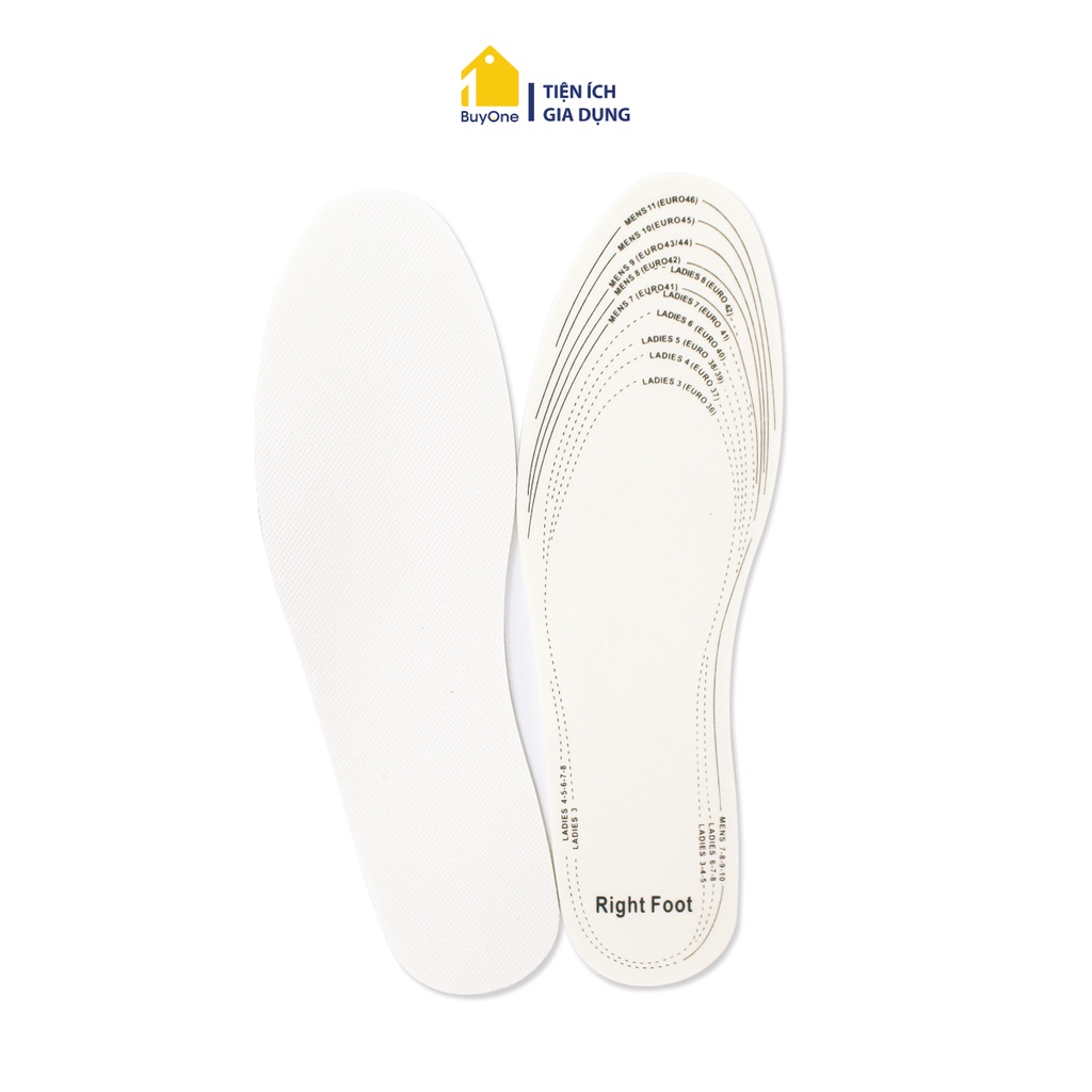 Lót giày nam nữ chất liệu EVA mặt vải êm chân dùng thay thế lót giày cũ - buyone - BOPK178