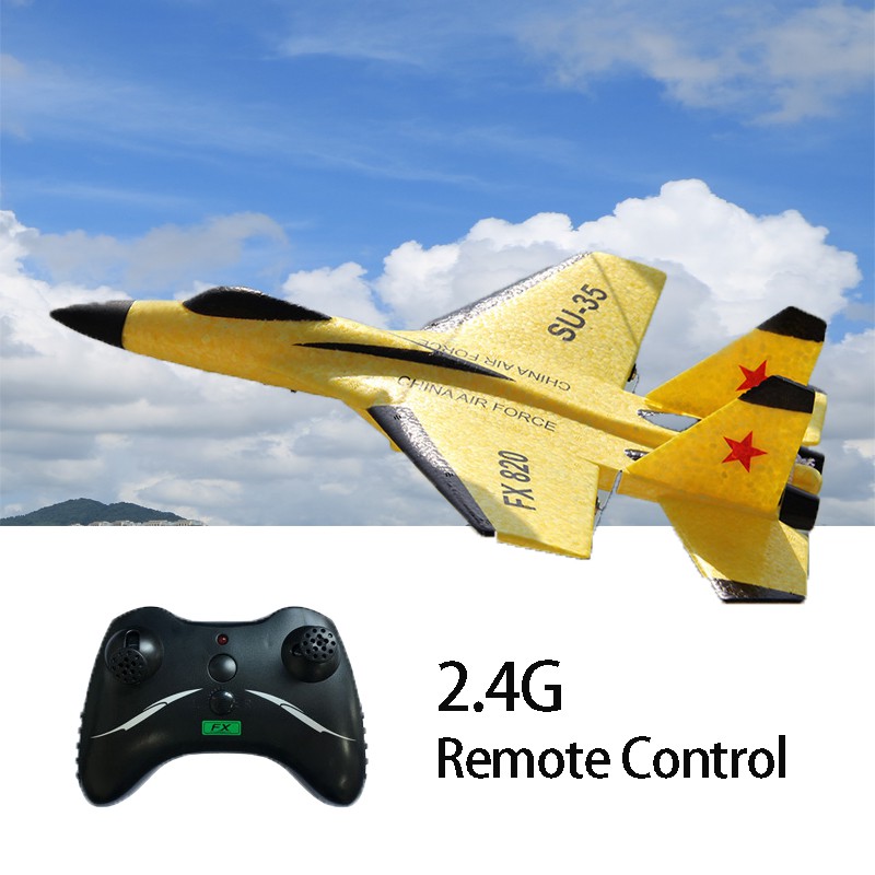 Mô Hình Máy Bay Đồ Chơi Điều Khiển Từ Xa Fx-820 2.4g 2ch Su-35 Rc Su-35