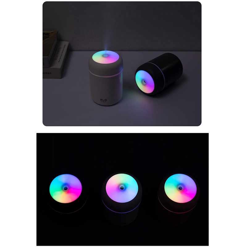 Air Humidifier 300ml Diffuser with Rgb Led Is Suitable for Cars