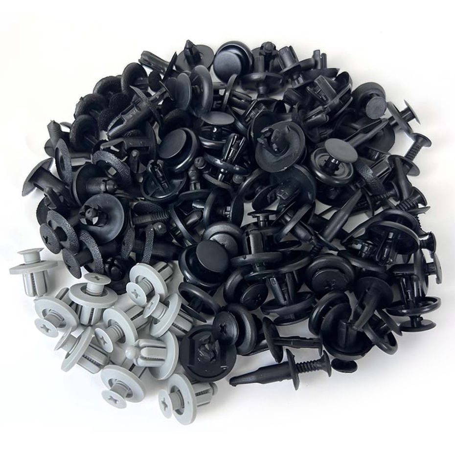 Set 100 đinh tán SEAMETAL bằng nhựa cho xe hơi