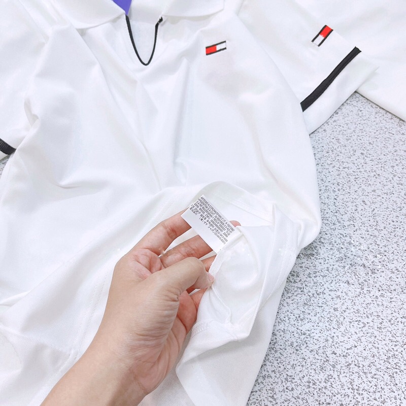 ÁO POLO NỮ CỔ V