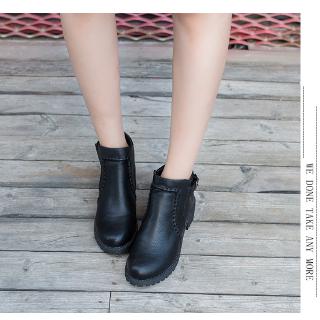 Giày Bốt Cổ Thấp Size Lớn Cho Nữ