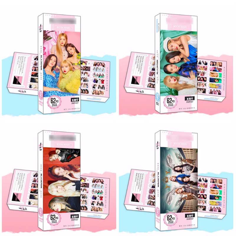 Bookmark blackpink hộp ảnh tập kẹp đánh dấu sách 36 tấm