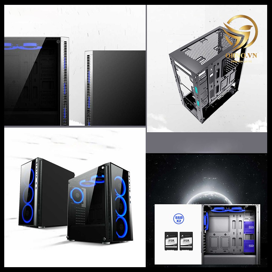 Thùng Vỏ Máy Tính Case Gaming VSP B15 Case PC Máy Tính Mặt Hông Trong Suốt Cao Cấp - OHNO VIỆT NAM | BigBuy360 - bigbuy360.vn
