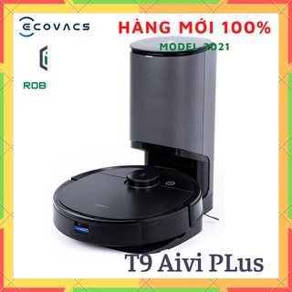 [2021] Ecovacs Deebot T9 Aivi+ ( PLUS) robot hút bụi lau nhà - Tự xử lý rác khi vể sạc- Tặng App Ecovacs Home