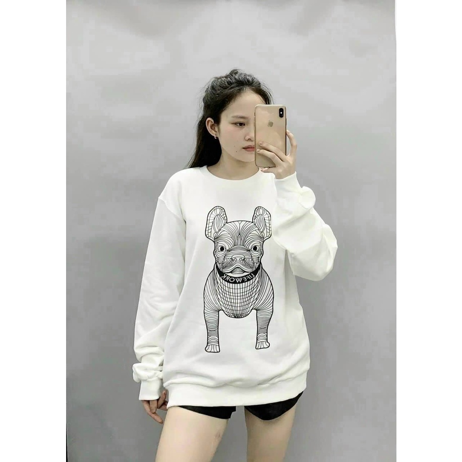 ÁO NỈ NỈ IN HÌNH TRẺ TRUNG - PHONG CÁCH UNISEX | BigBuy360 - bigbuy360.vn