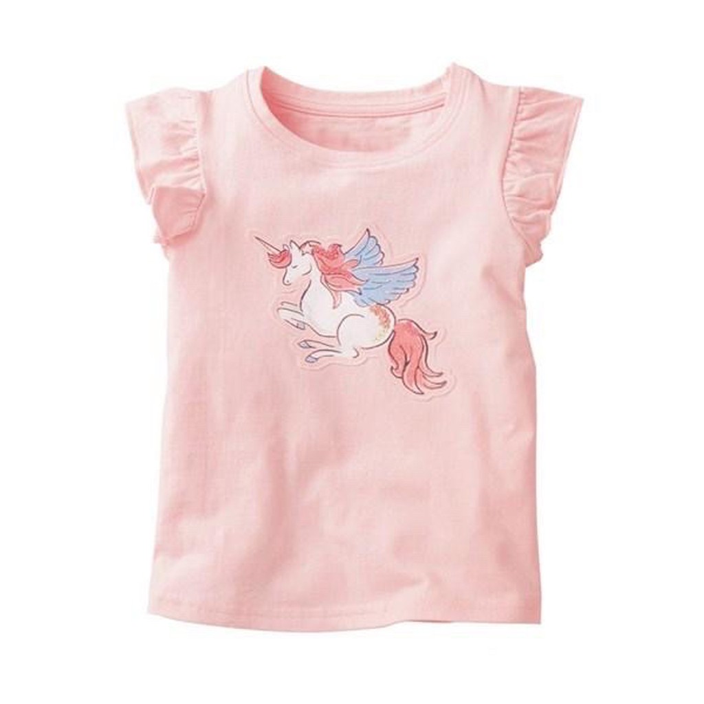 Áo thun bé gái áo bé gái Malwee hồng tay xòe Pony hàng chính hãng - Misolkids by huong274