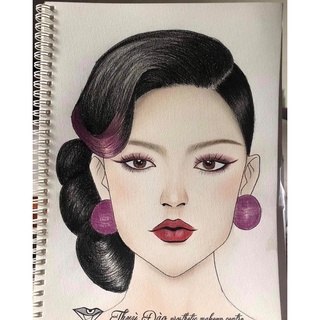Sách vẽ FaceChart Make Up