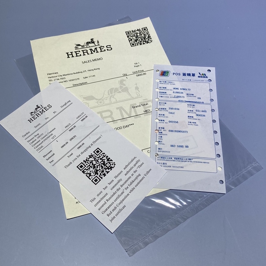 Bộ set bill thẻ hóa đơn phụ kiện mũ nón quần áo giày dép HM check QR code