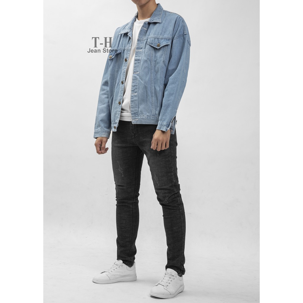 Quần Jean Nam Bò Kaki Siêu Co Dãn Nhiều Màu Xanh và Đen Siêu Đẹp | BigBuy360 - bigbuy360.vn