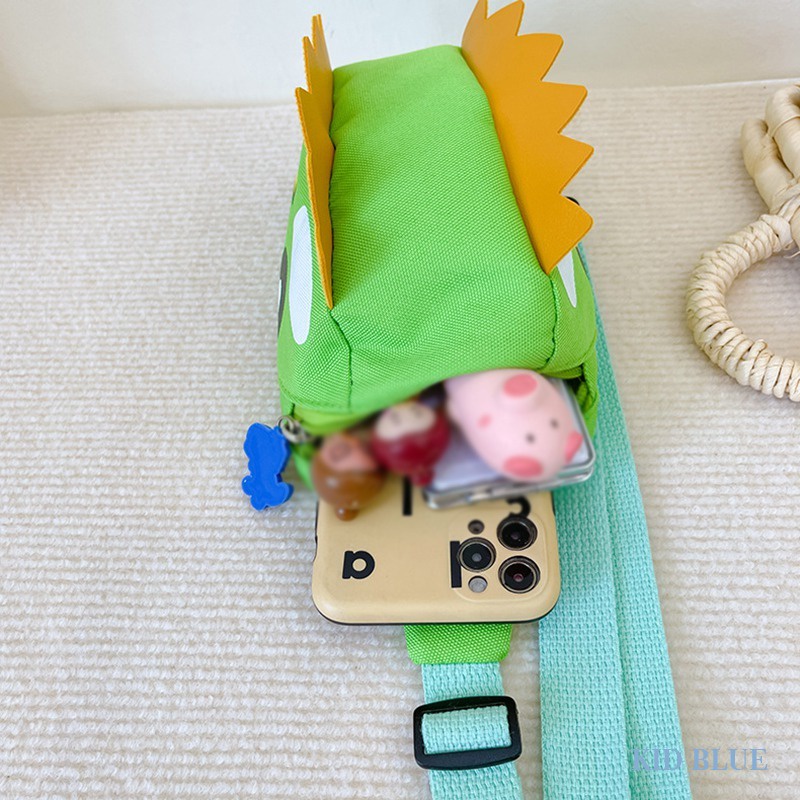 Túi Đeo Chéo Siêu Nhẹ Hình Khủng Long Dễ Thương Cho Bé