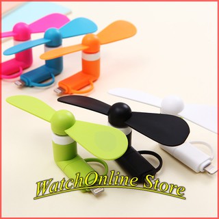 [Mã ELHA22 giảm 5% đơn 300K] Quạt USB / Quạt Lingnting / quạt micro / quạt type C USB