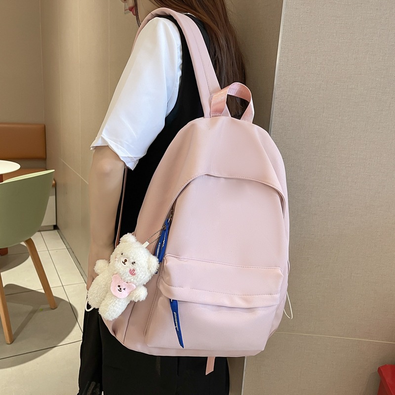 Balo ulzzang thời trang chống nước cao cấp móc Blue