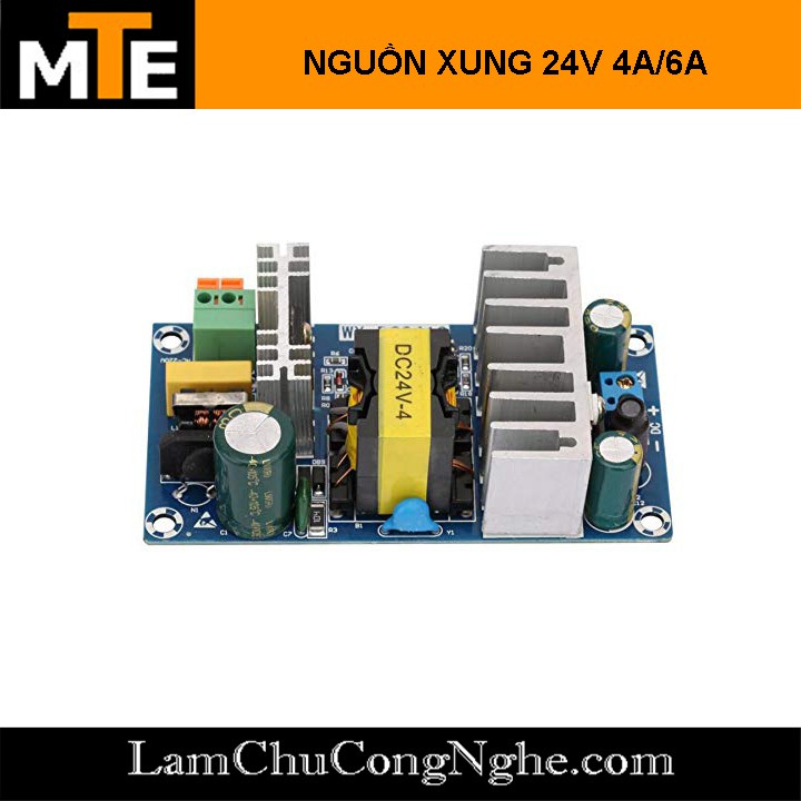 Module nguồn xung 100W AC-DC 24v 4A