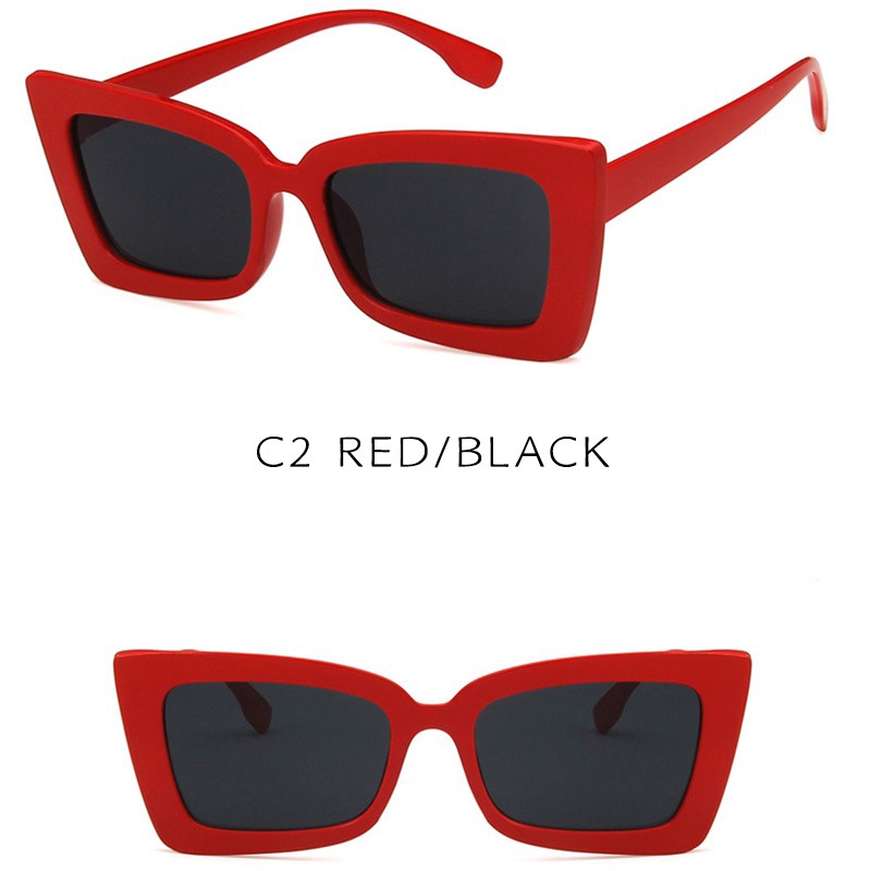 Kính mát mắt mèo chống UV400 phong cách Retro Hàn Quốc