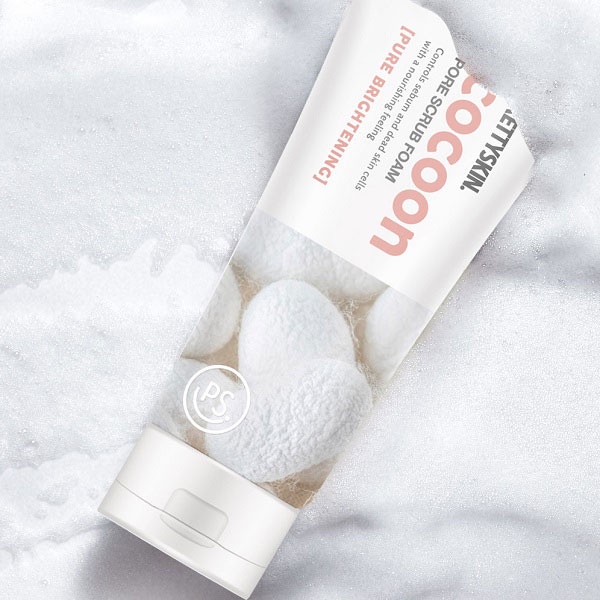 Sữa rửa mặt tẩy tế bào chết Pretty Skin Cocoon Pore Scrub Foam 150ml
