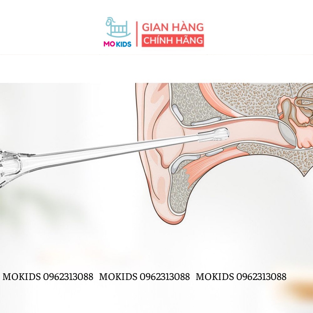 Đèn soi tai có đèn an toàn chuyên nghiệp bộ lấy ráy tai cho bé - Mokids