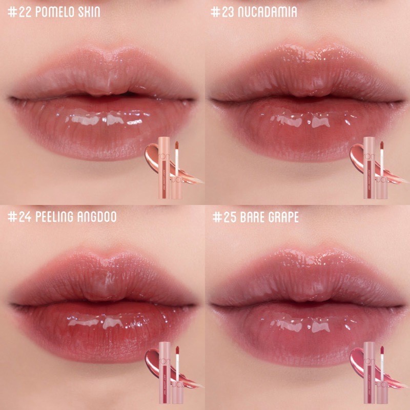 [Có Sẵn Mầu 22-25] Son tint lì Romand Bare Juicy Lasting Tint 2021