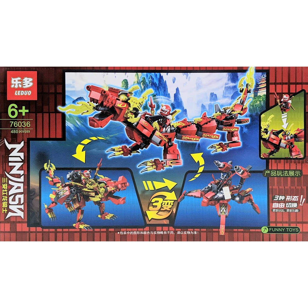 [Mã LIFETOYS1 giảm 30K đơn 99K] Đồ chơi lắp ráp LEGO NINJA - Hành trình đến ngục đầu lâu - 511 miếng ghép