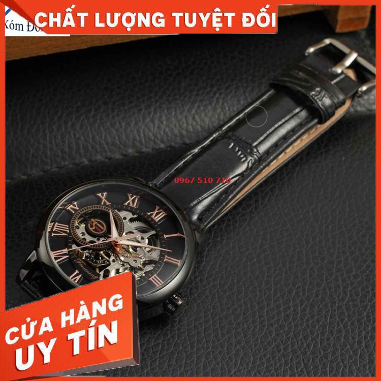 HÀNG NHẬP KHẨU -  Đồng Hồ Cơ Lộ Máy Forsining Handwinding Nam Thời Trang - Hàng Nhập Khẩu