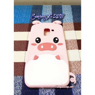 Ốp lưng bé heo hồng xinh cho Samsung J6 2018