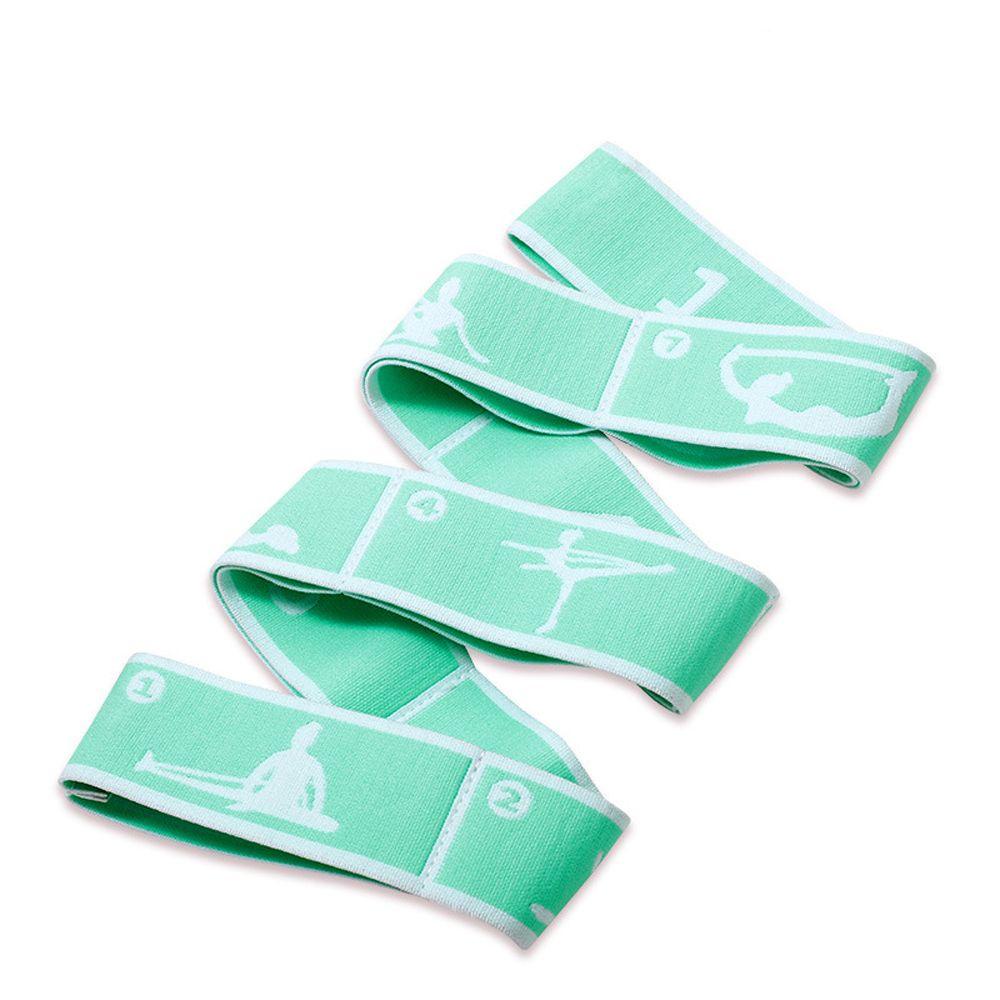 Dây Đai Kháng Lực 8 Ô Bằng Polyester Co Giãn Hỗ Trợ Luyện Tập Yoga / Pilates / Nhảy Latin Cho Người Mới Bắt Đầu