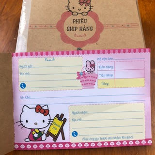 Phiếu ship hàng kitty