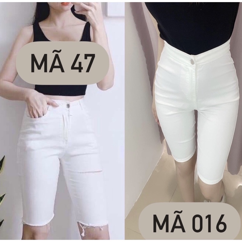 Quần Shorts Jean KaKi ôm nữ ( Chất co dãn tốt loại 1 lên form cực đẹp mềm mịn Hình thật CHILIF 100% cực phẩm) Freeship